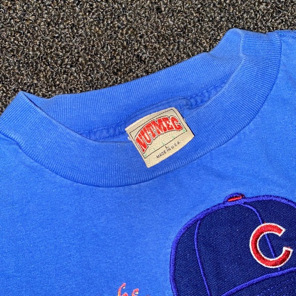 VINTAGE CHICAGO CUBS NUTMEG TEE - Picture 3 of 4